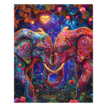 Verzauberte Elefanten - Holzpuzzle