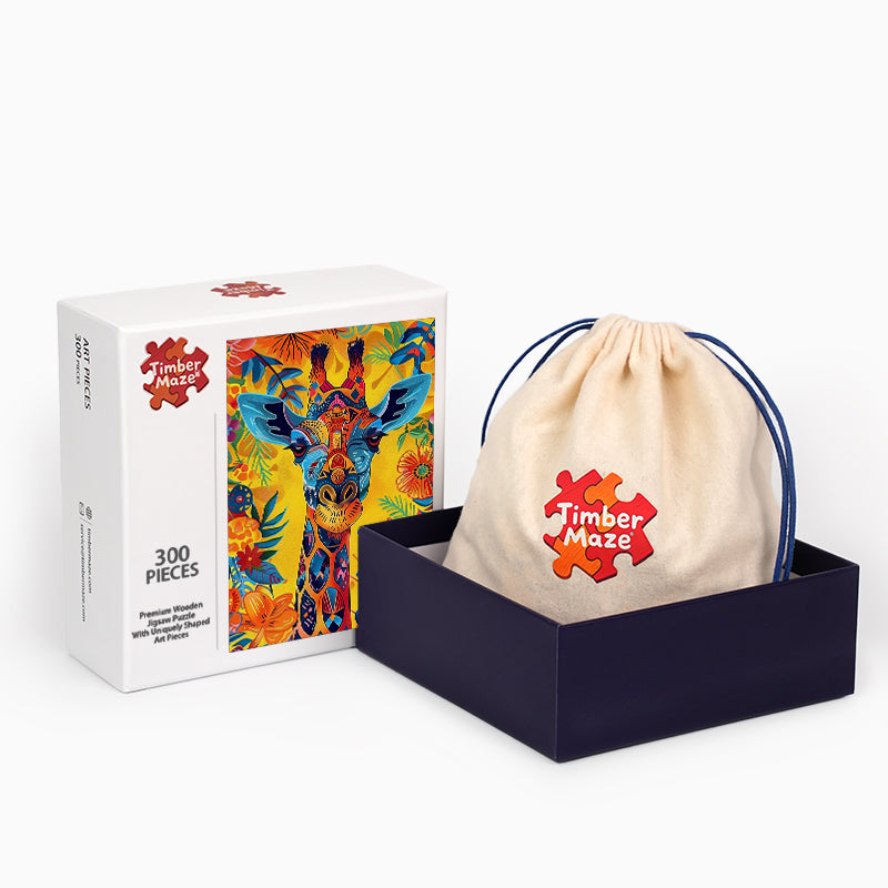 Giraffenmosaik - Holzpuzzle