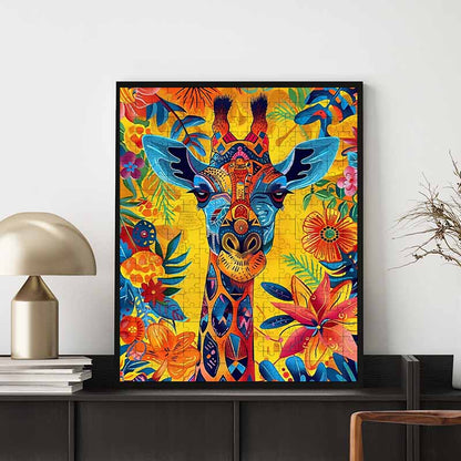 Giraffenmosaik - Holzpuzzle