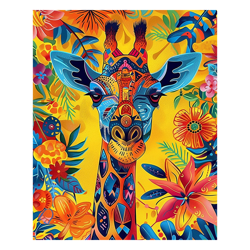 Giraffenmosaik - Holzpuzzle