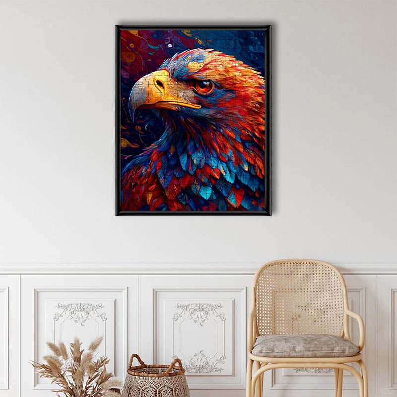 Majestätischer Adler - Holzpuzzle