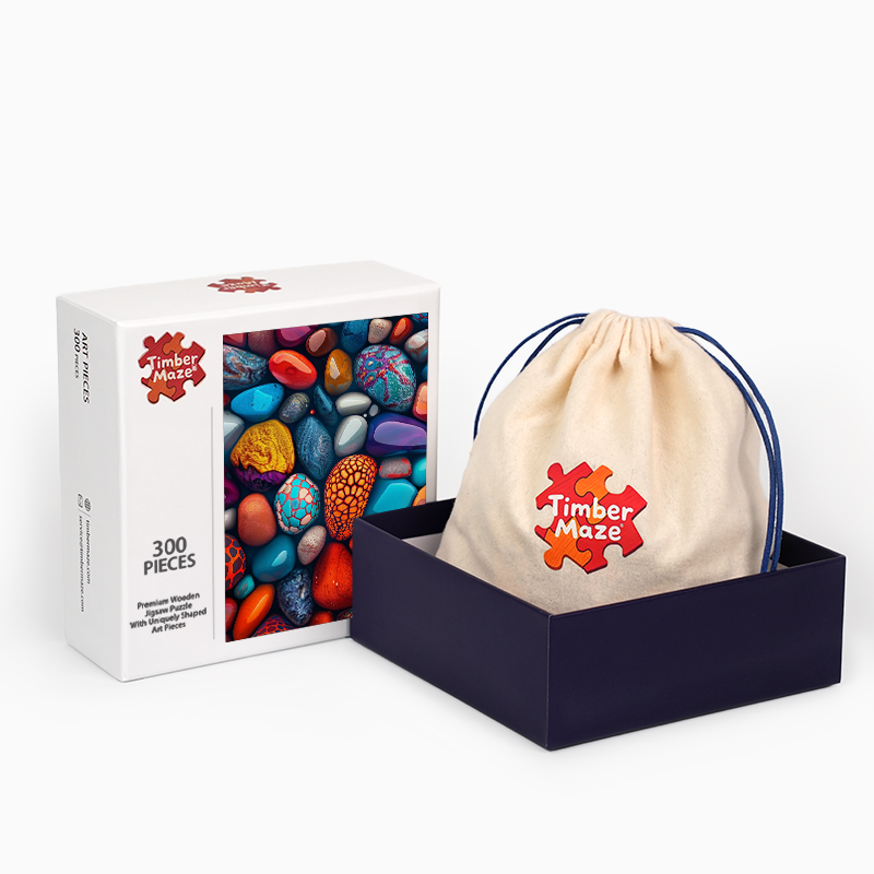 Steinkunst - Holzpuzzle