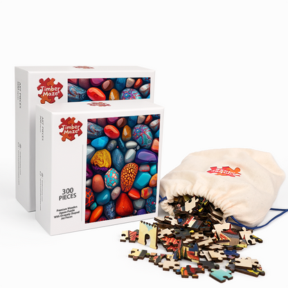 Steinkunst - Holzpuzzle