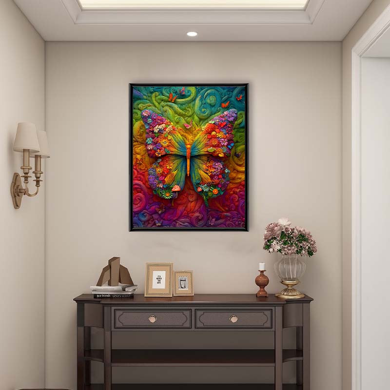 Fantasie-Schmetterling - Holzpuzzle