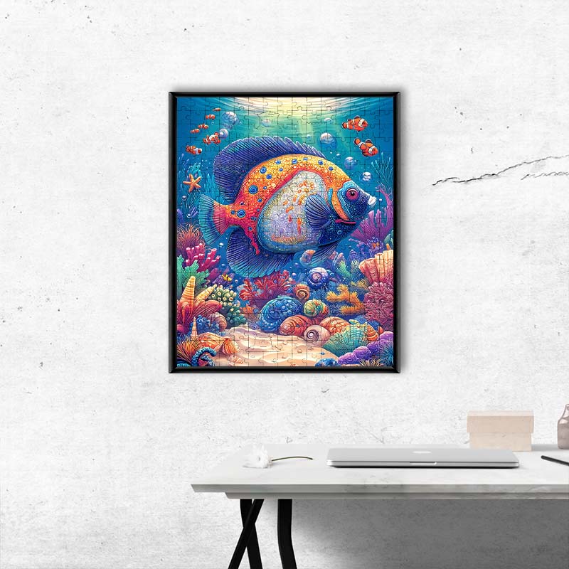 Ozeanfischparade - Holzpuzzle