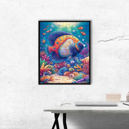 Ozeanfischparade - Holzpuzzle