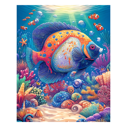 Ozeanfischparade - Holzpuzzle