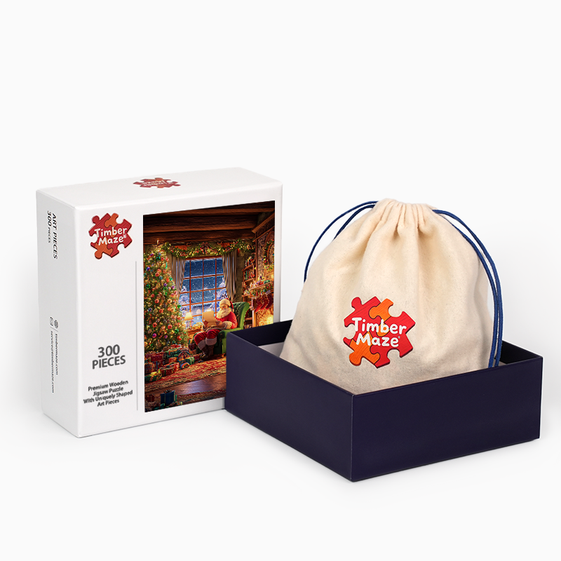 Santas Arbeitszimmer - Holzpuzzle