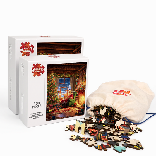 Santas Arbeitszimmer - Holzpuzzle