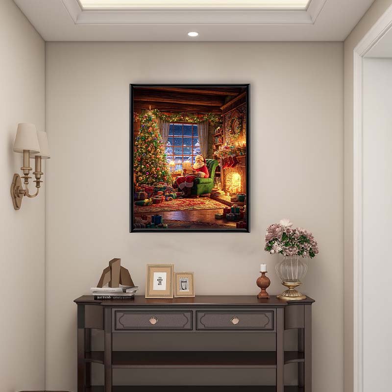 Santas Arbeitszimmer - Holzpuzzle