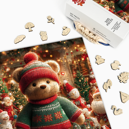 Teddys Feriendorf - Holzpuzzle