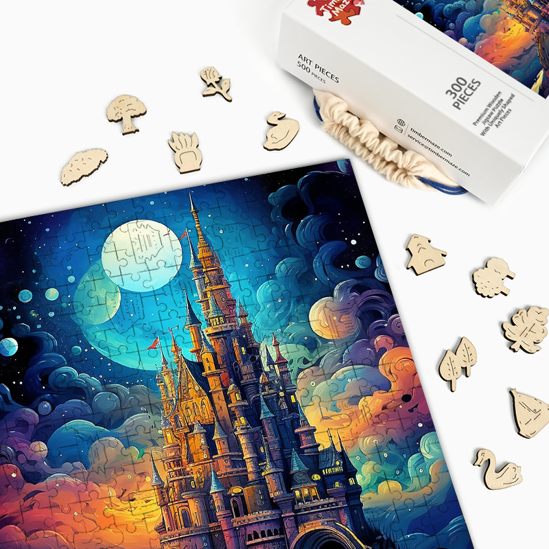 Lunar Fantasy Palace - Holzpuzzle