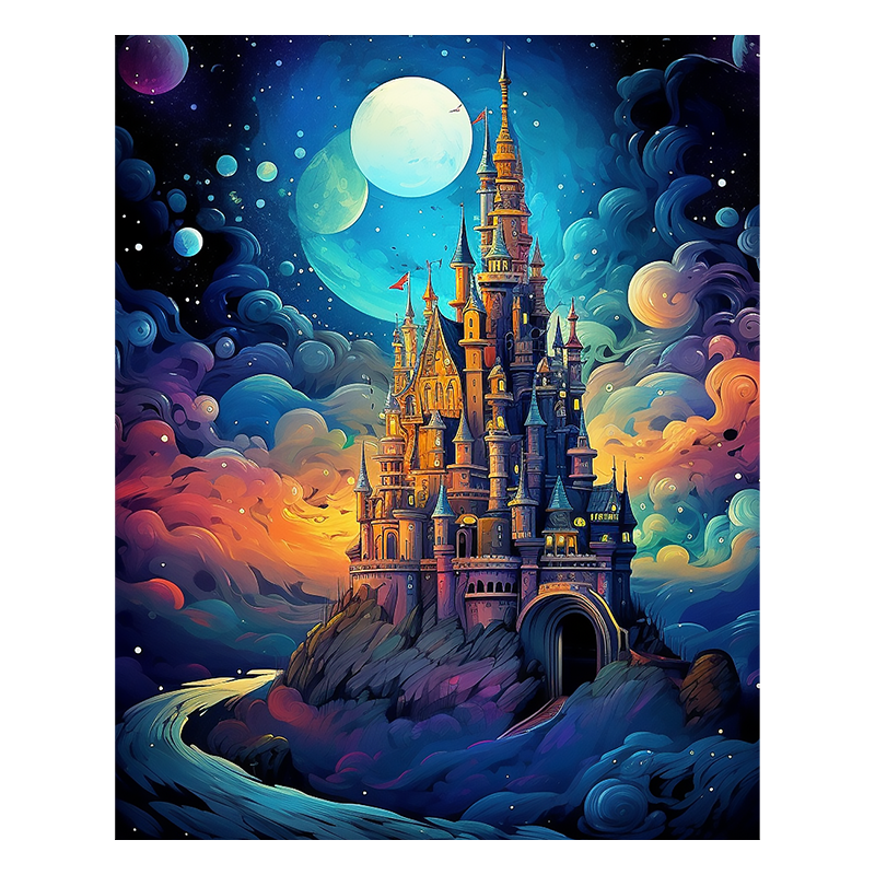 Lunar Fantasy Palace - Holzpuzzle