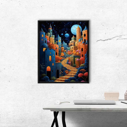 Monddorf - Holzpuzzle