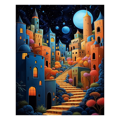 Monddorf - Holzpuzzle