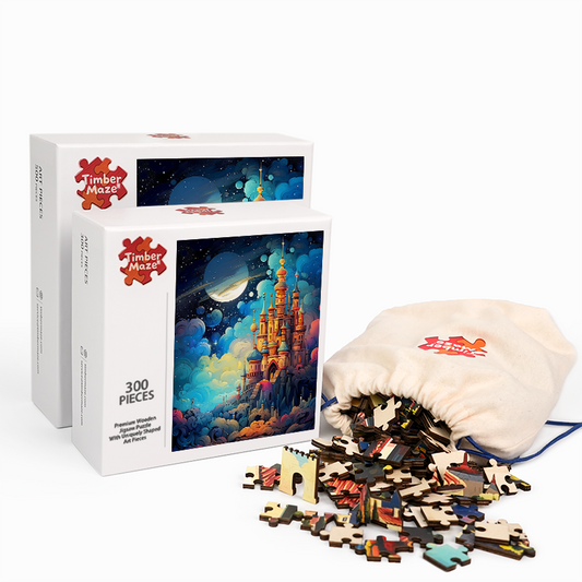 Sternenschloss - Holzpuzzle