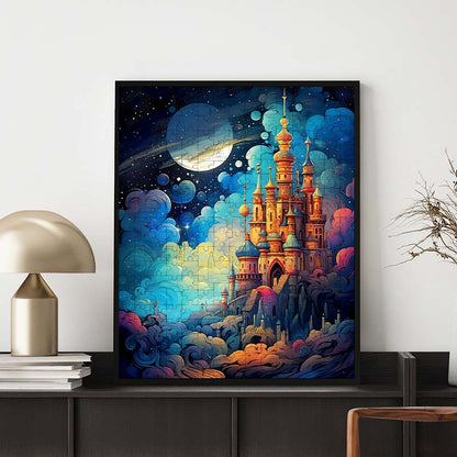 Sternenschloss - Holzpuzzle