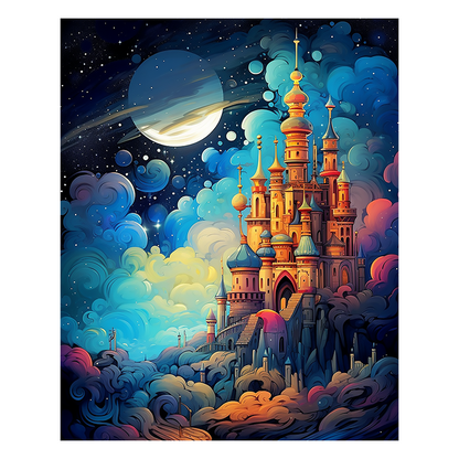 Sternenschloss - Holzpuzzle