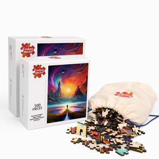 Sternenlichtreich - Holzpuzzle