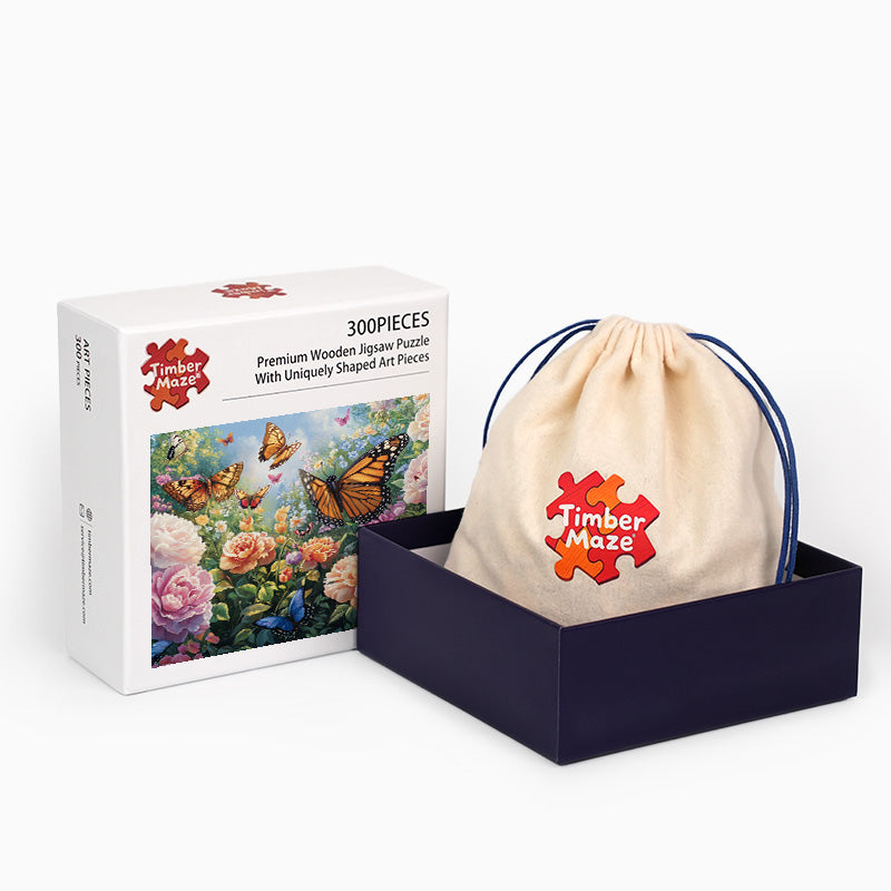 Schmetterlingsgarten - Holzpuzzle