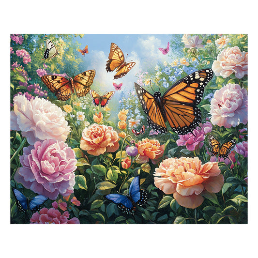 Schmetterlingsgarten - Holzpuzzle