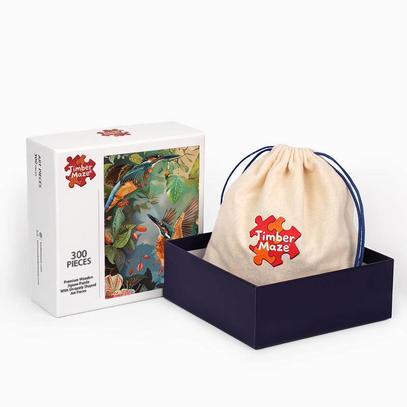 Eisvogel - Holzpuzzle