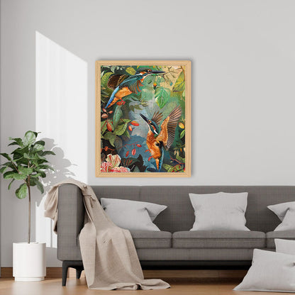 Eisvogel - Holzpuzzle