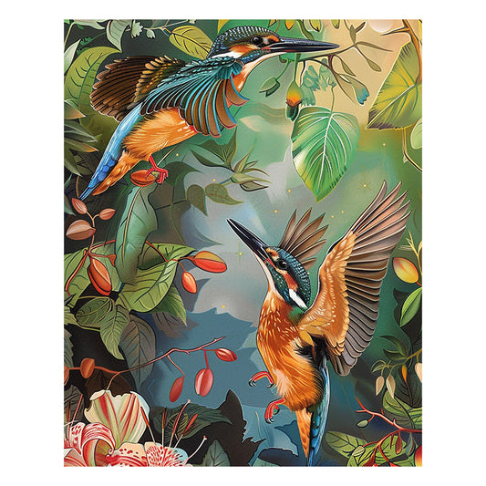 Eisvogel - Holzpuzzle