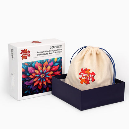 Mystic Bloom - Holzpuzzle