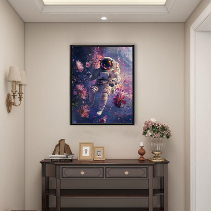 Weltraumspaziergang im traumhaften Kosmos - Holzpuzzle