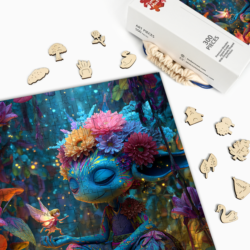 Harmonie der Natur - Holzpuzzle