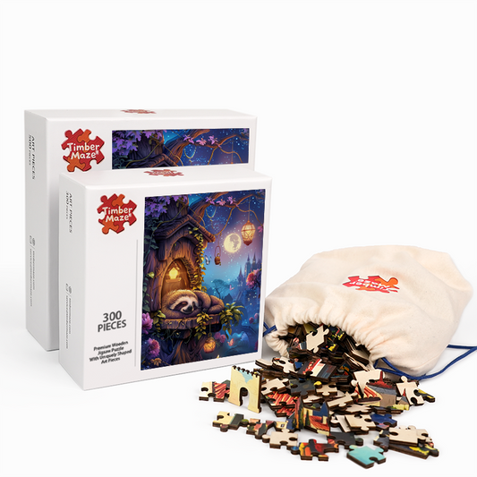 Mondscheinschlummer - Holzpuzzle