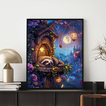 Mondscheinschlummer - Holzpuzzle