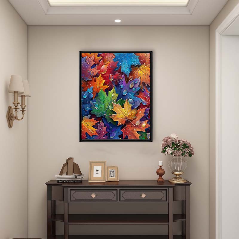 Herbstblattspektrum - Holzpuzzle