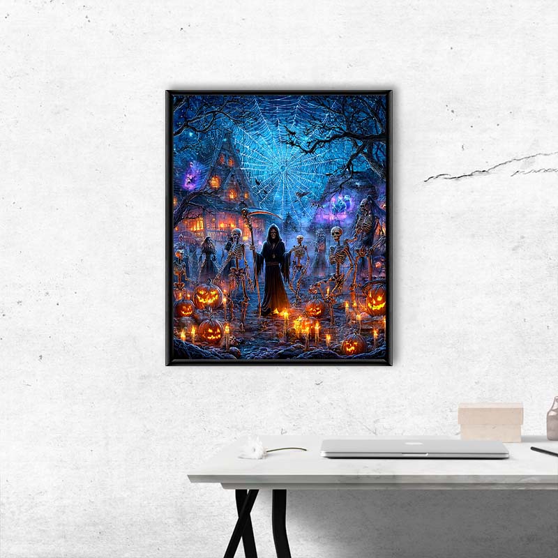 Halloween-Spuk - Holzpuzzle