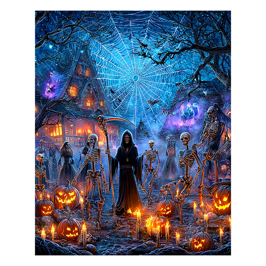 Halloween-Spuk - Holzpuzzle