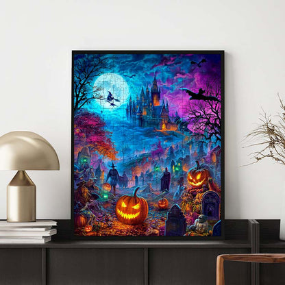 Gruselige Nachtparade - Holzpuzzle