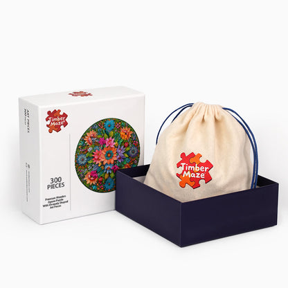 Bloom Circle - Holzpuzzle