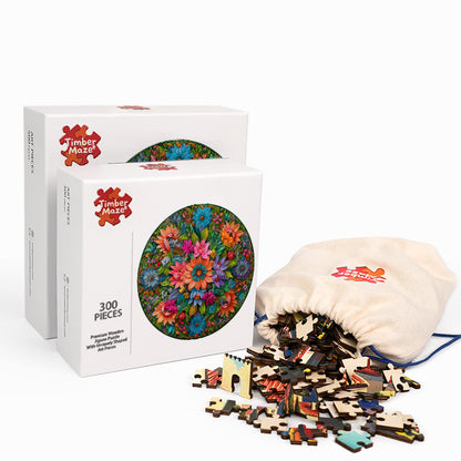 Bloom Circle - Holzpuzzle