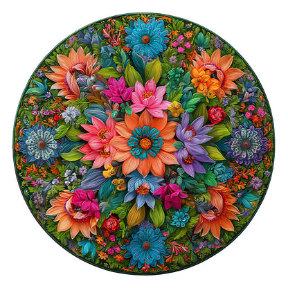Bloom Circle - Holzpuzzle
