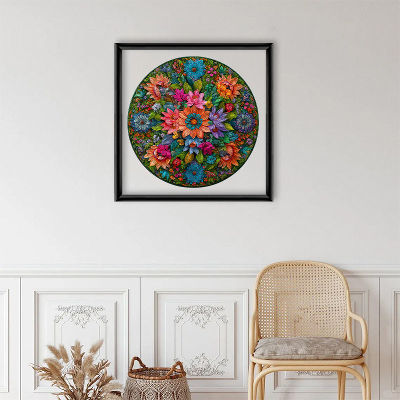 Bloom Circle - Holzpuzzle