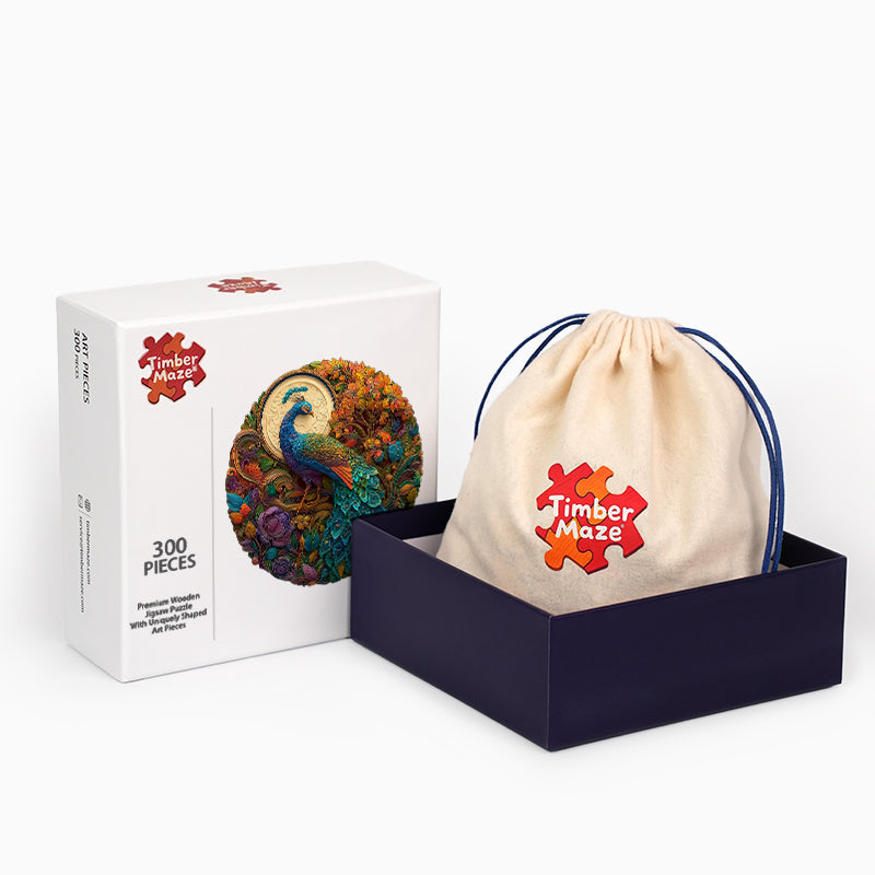 Bunte Krone - Holzpuzzle