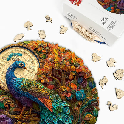 Bunte Krone - Holzpuzzle