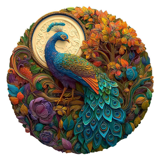 Bunte Krone - Holzpuzzle