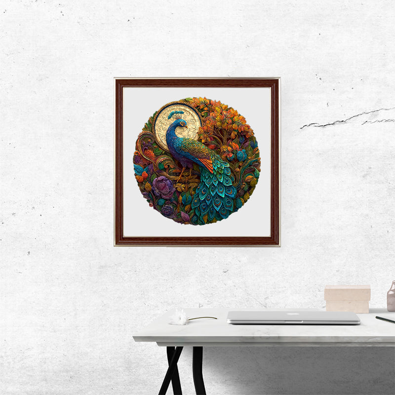 Bunte Krone - Holzpuzzle