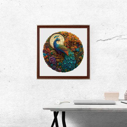 Bunte Krone - Holzpuzzle