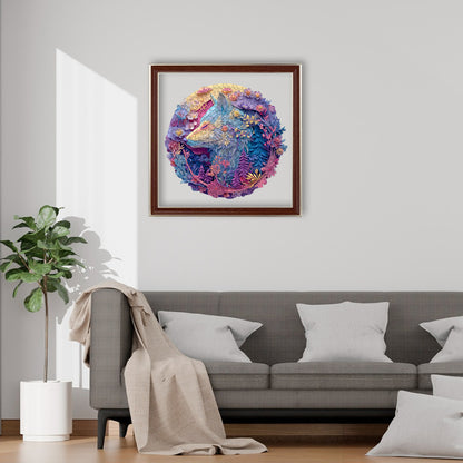 Fuchs & Blumen - Holzpuzzle