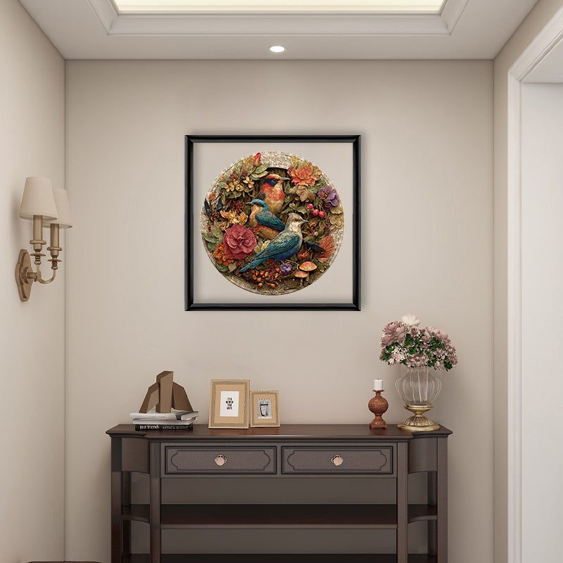 Vergoldeter Garten - Holzpuzzle