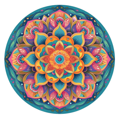 Mandala Bloom - Holzpuzzle