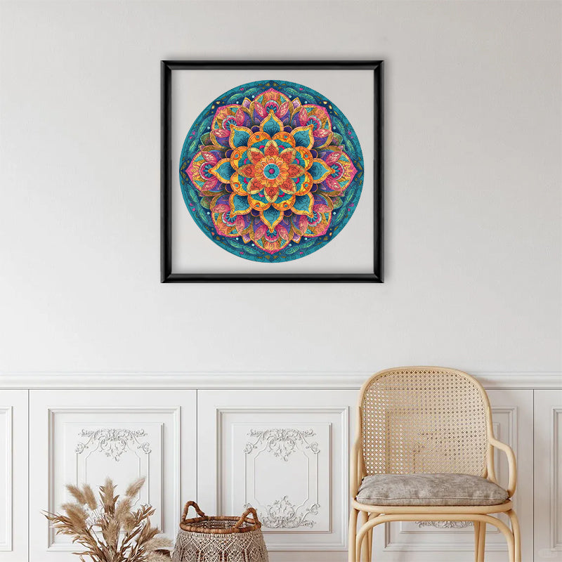 Mandala Bloom - Holzpuzzle